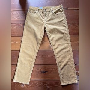 Gap 1969 Sexy Boyfriend Corduroy Pants - Size 29 - mustard color